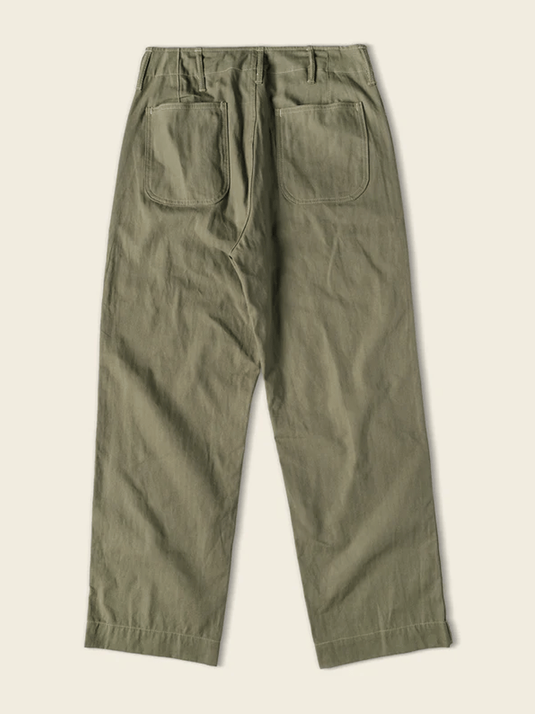 Pantalón vintage para exterior bolsillo casual para hombre