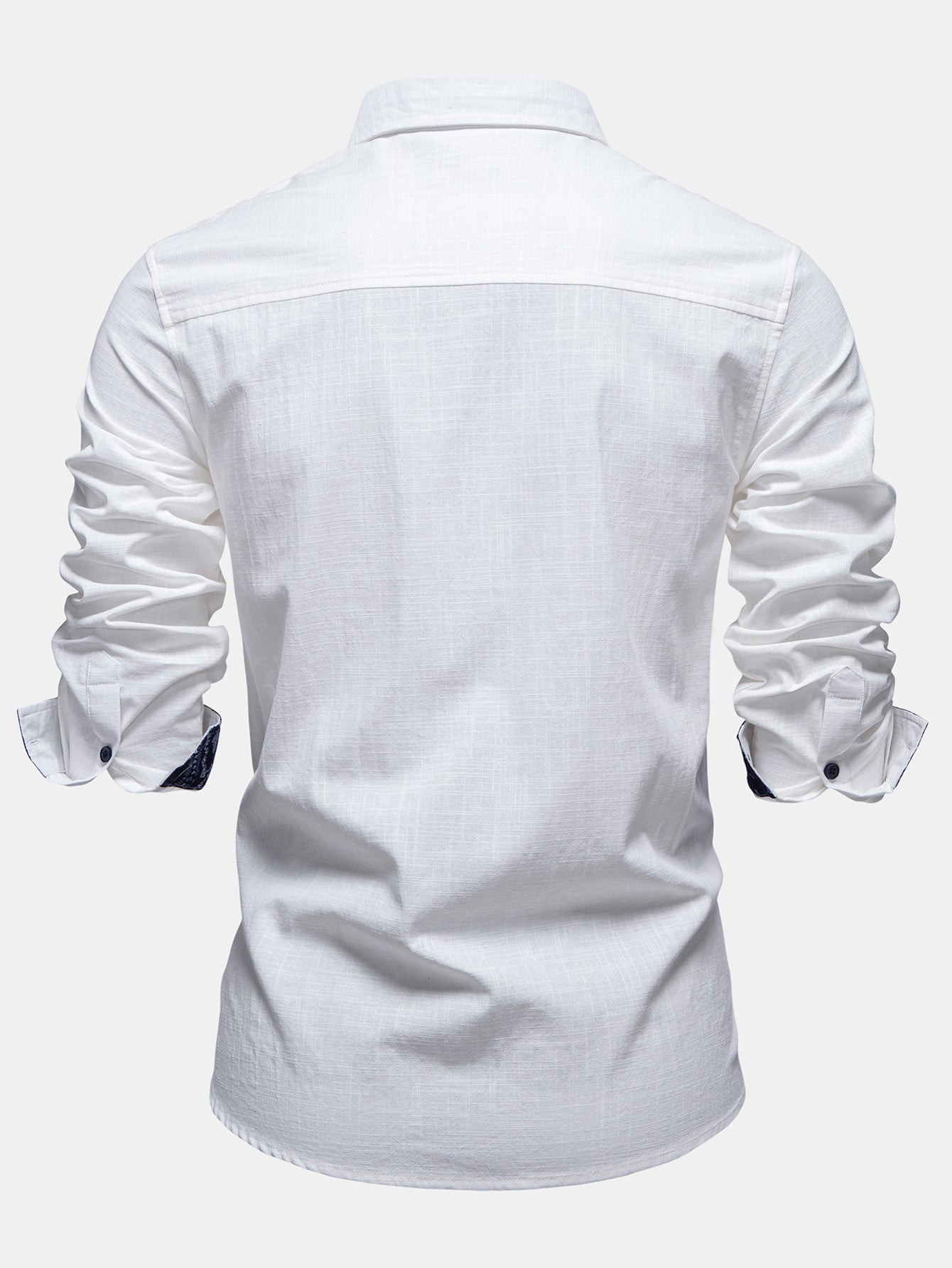 Camisa Contrast Paisley estampado de lino Look