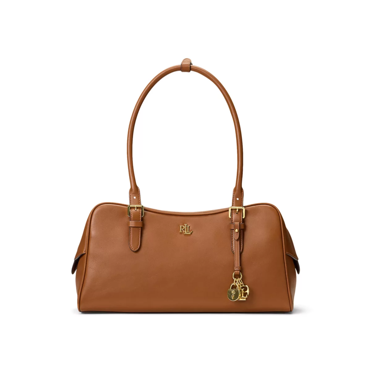 Leather Large Marcy Zip Satchel Bag - 7