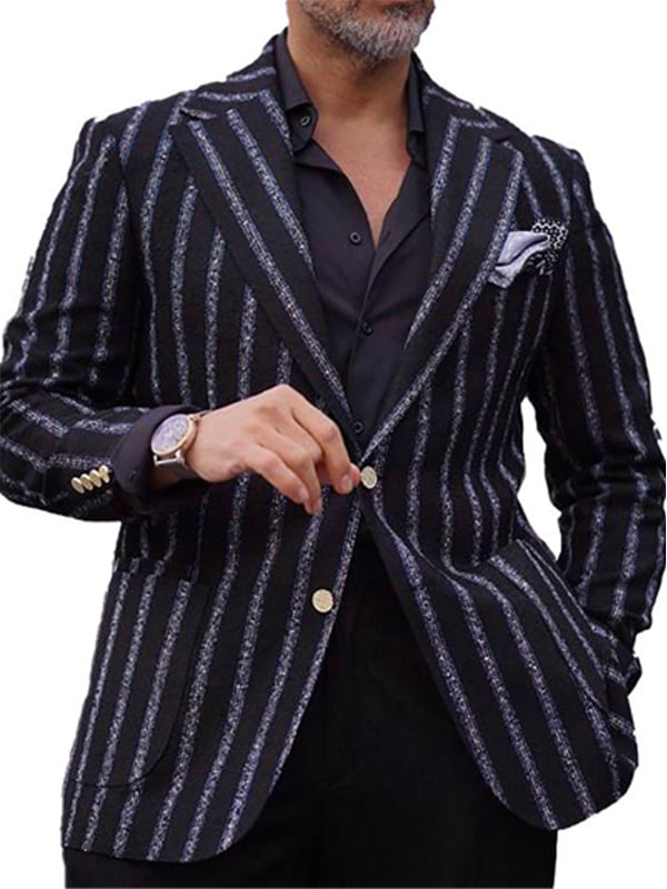 Casual elegantee estampado Suit para hombre