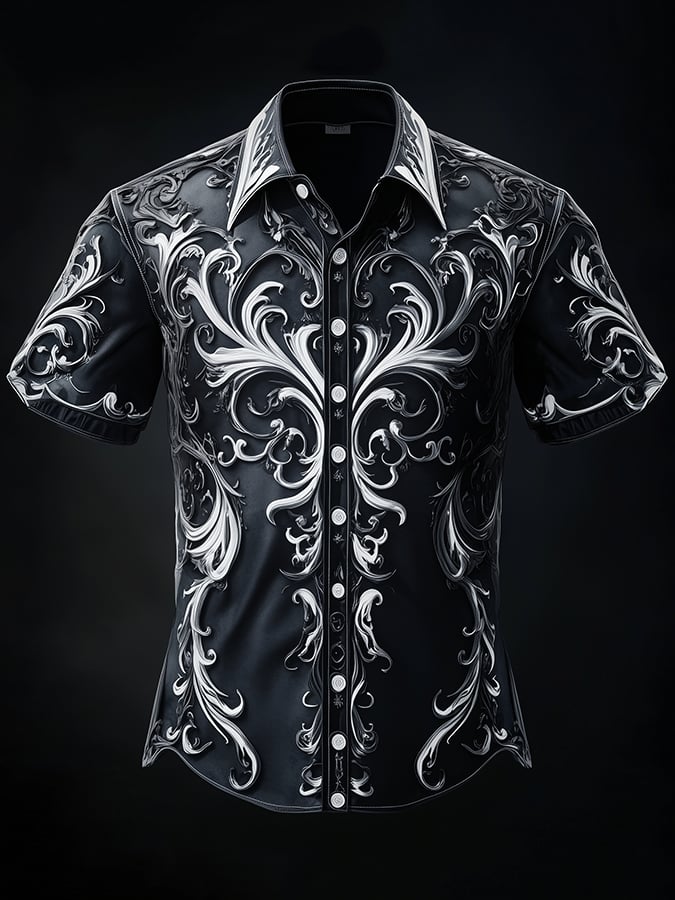 Camisa Dark Sophisticated para hombre