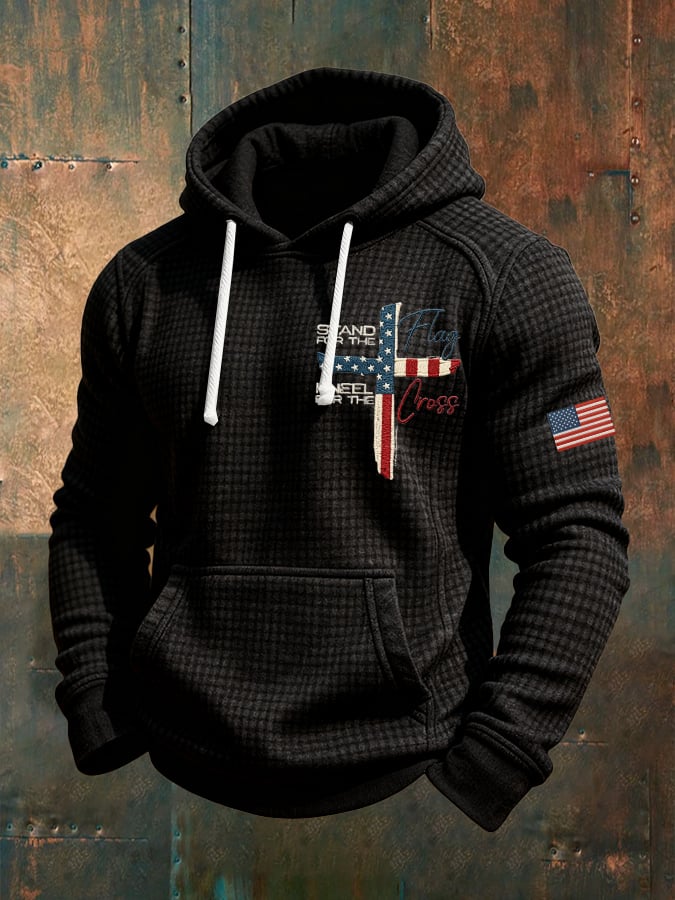 Sudadera casual Faith Checkered jacquard para hombre