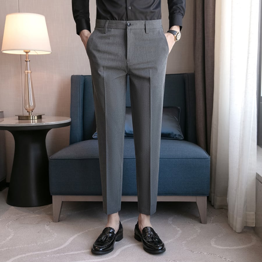 Ejecutivo Style casual Trousers para hombre