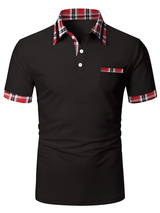 Camisa polo de manga corta estampado Pullover