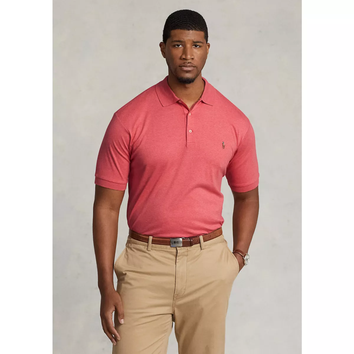 Big & Tall Soft Cotton Polo Shirt - 7