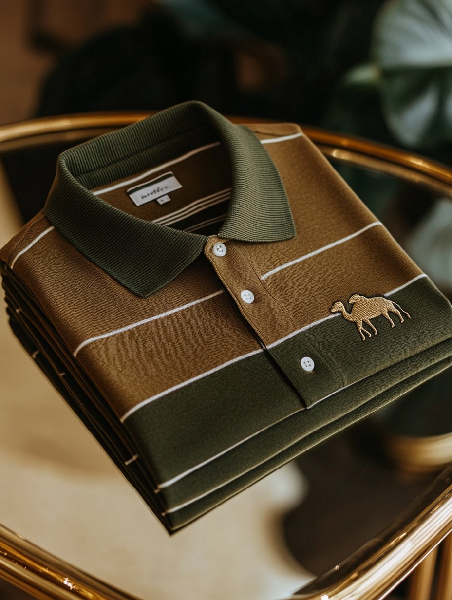 Camisa polo casual ejecutivo Button de manga larga para hombre