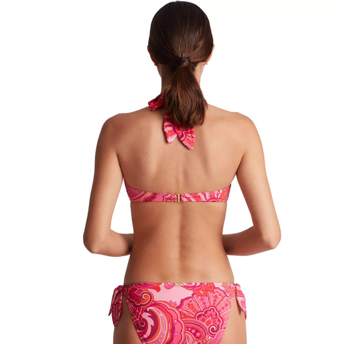 Tie Front Halter Bikini Top - 2