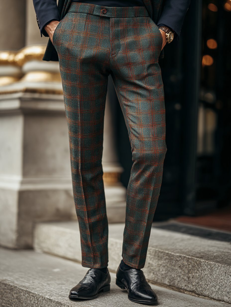 Casual de lujo Suit Trousers para hombre