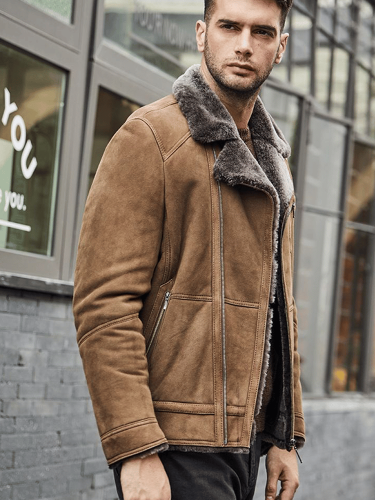 Chaqueta para exterior retro Sports bolsillo para hombre