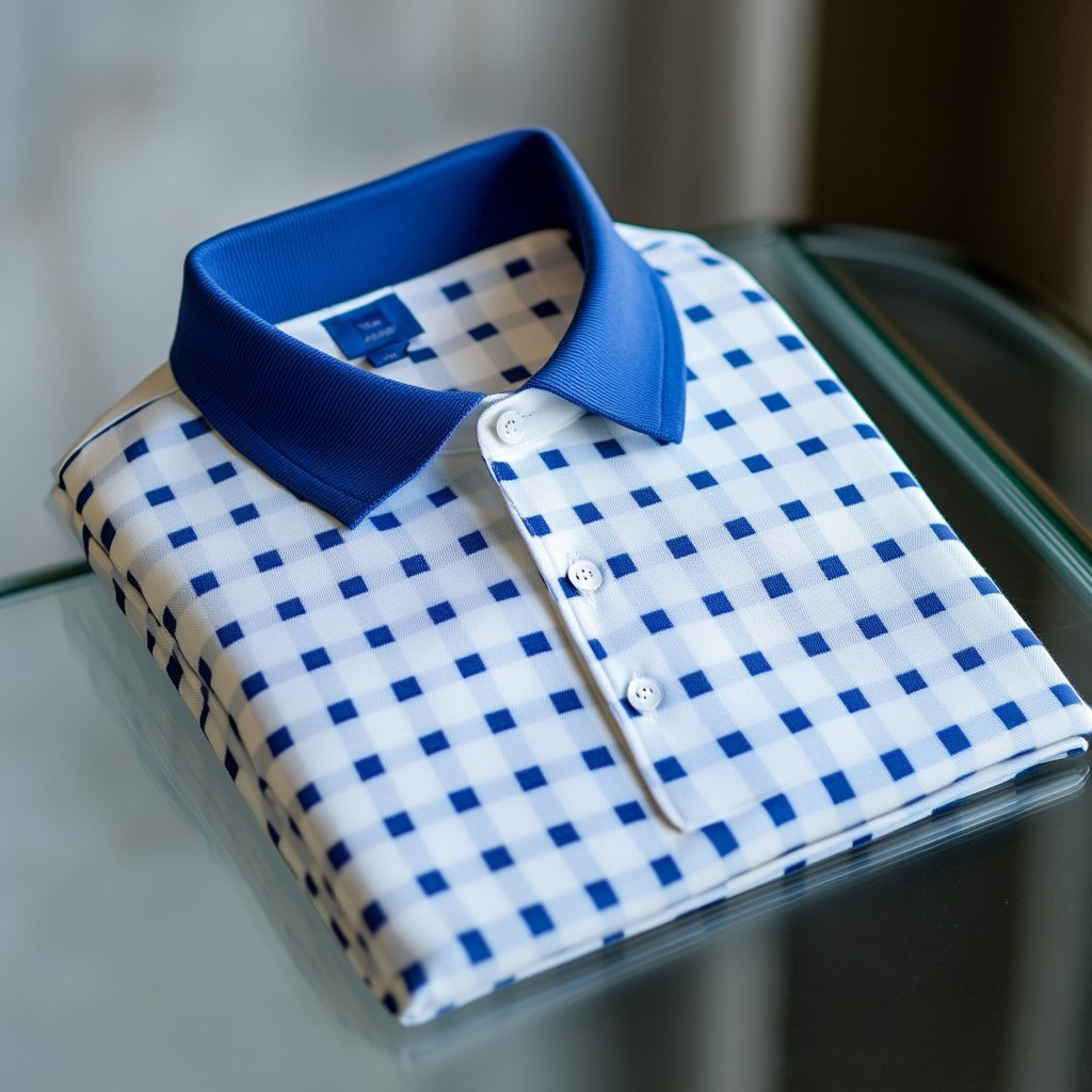 Camisa polo ejecutivo casual Button de manga corta para hombre