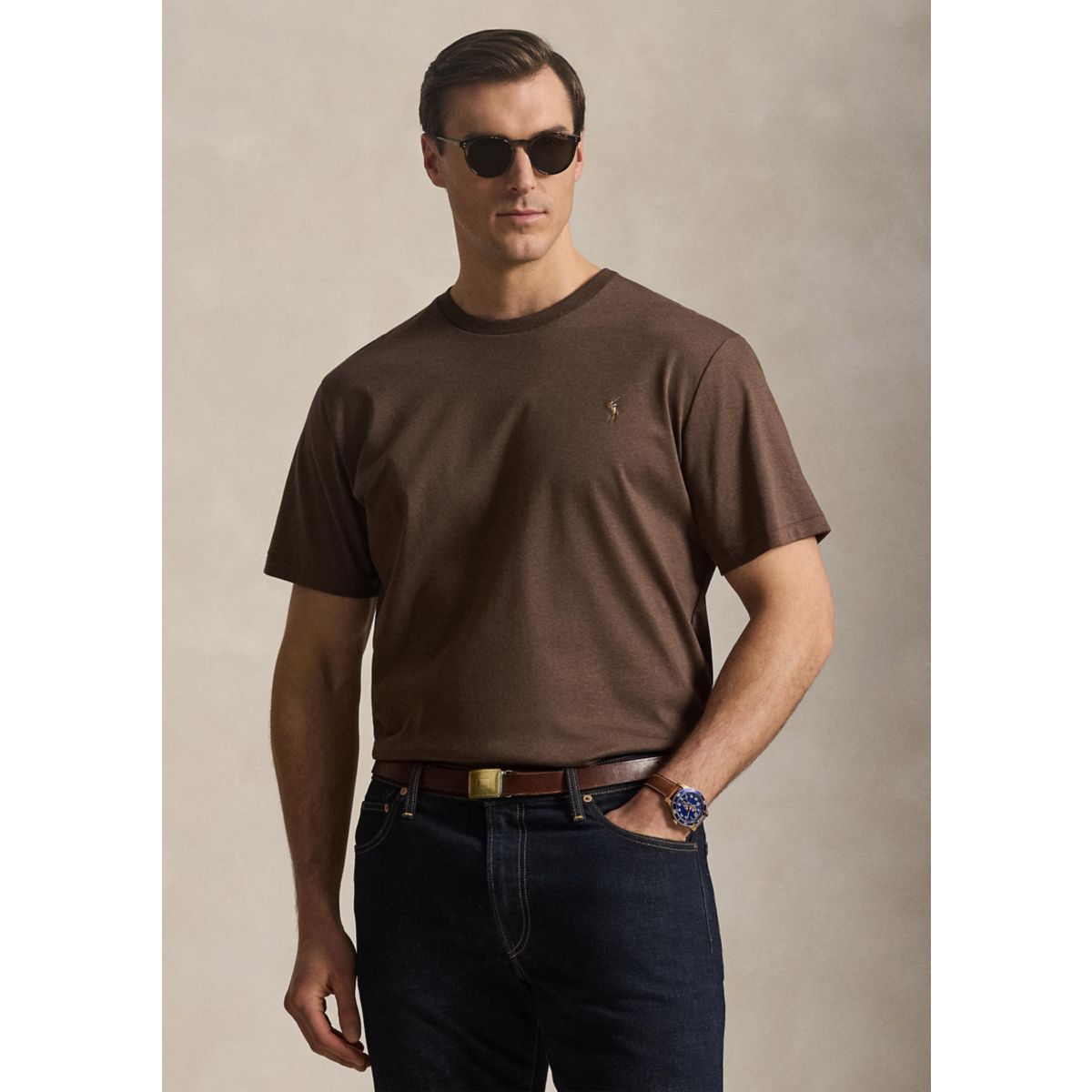 Big & Tall Soft Cotton Crewneck T-Shirt - 1
