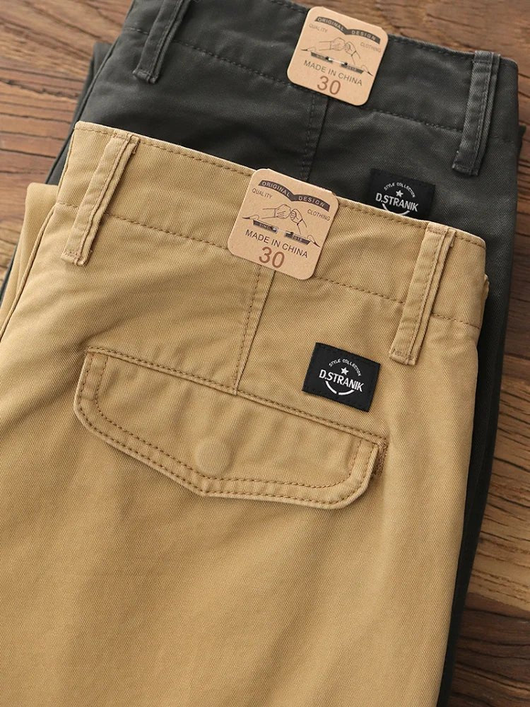 Pantalón American retro 100% de algodón casual