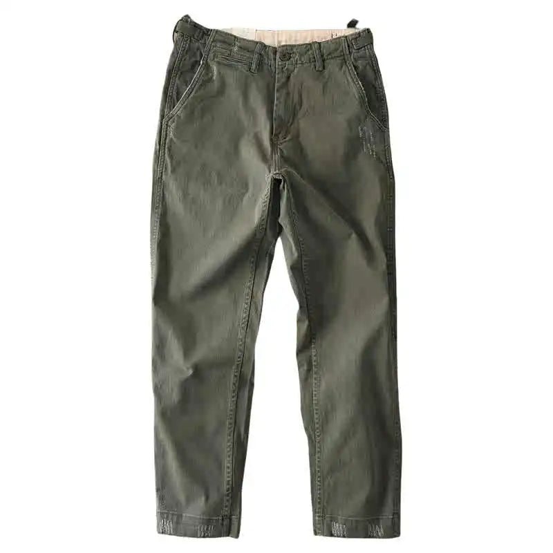 Pantalón American retro woven cargo