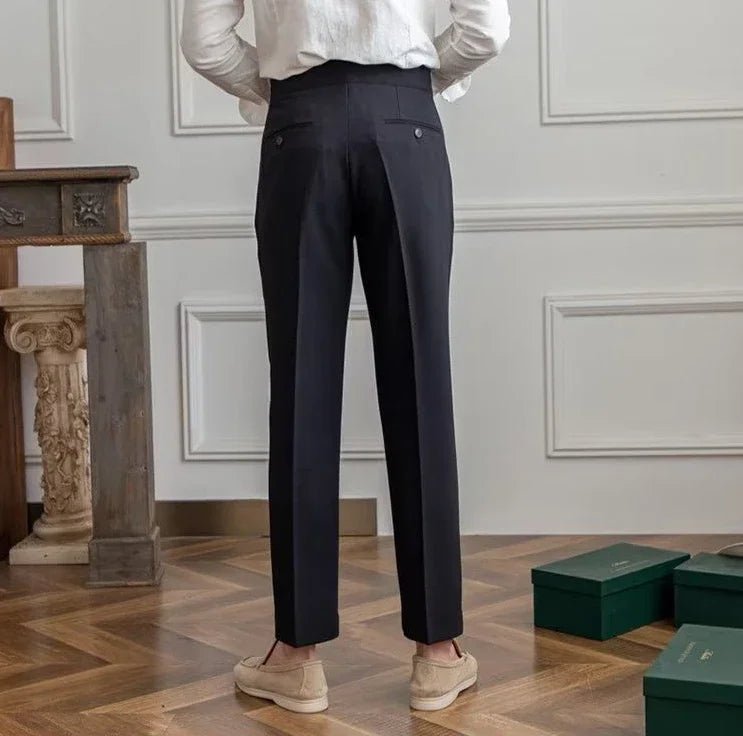 Pantalón Antonios draped suit korean-inspired elegance