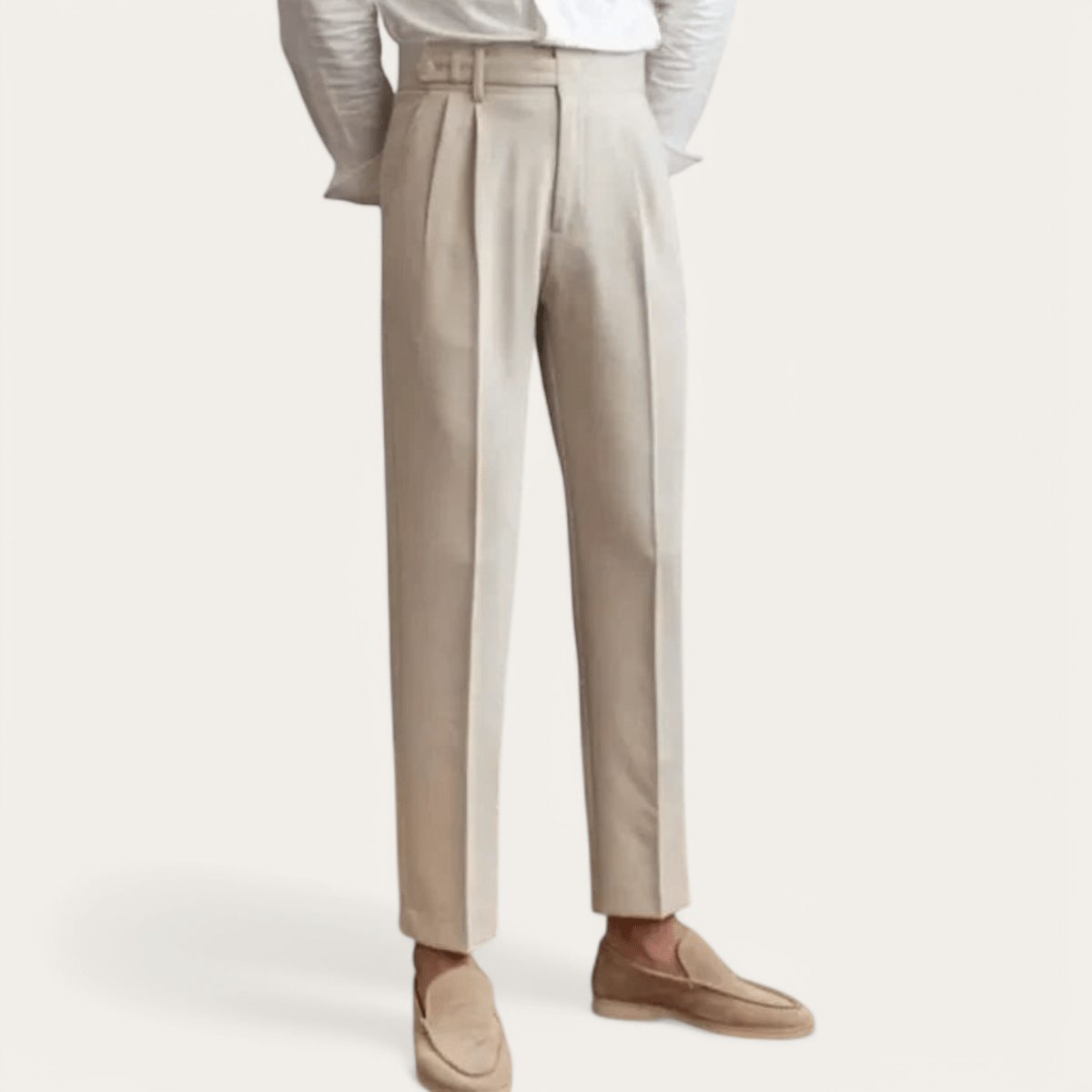 Pantalón Antonios draped suit korean-inspired elegance