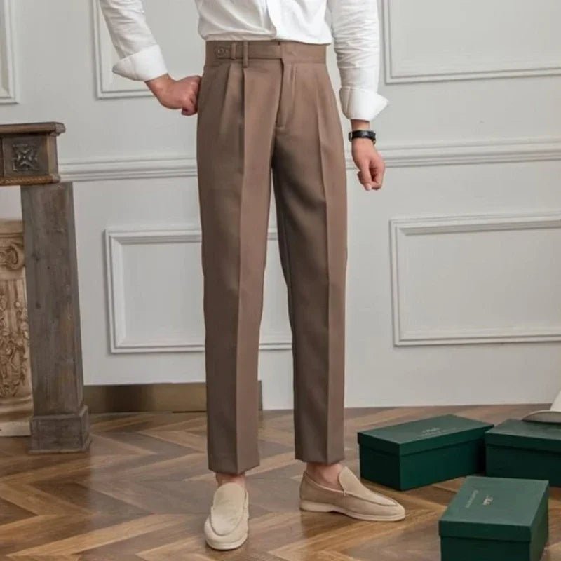 Pantalón Antonios draped suit korean-inspired elegance