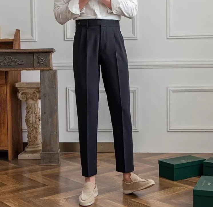 Pantalón Antonios draped suit korean-inspired elegance