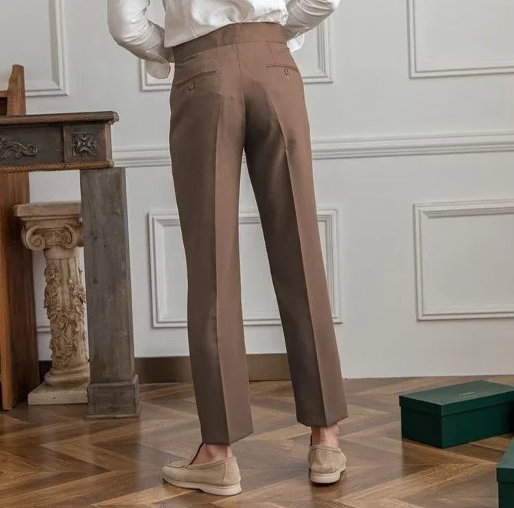 Pantalón Antonios draped suit korean-inspired elegance