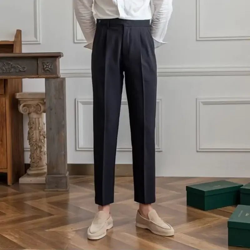 Pantalón Antonios draped suit korean-inspired elegance