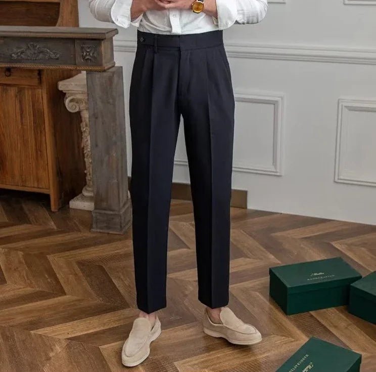 Pantalón Antonios draped suit korean-inspired elegance