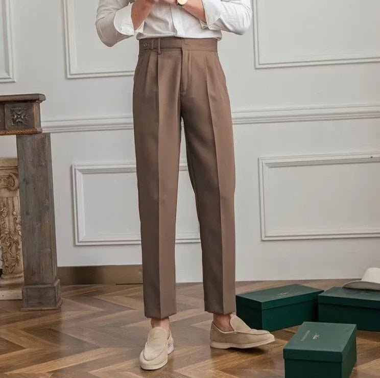 Pantalón Antonios draped suit korean-inspired elegance