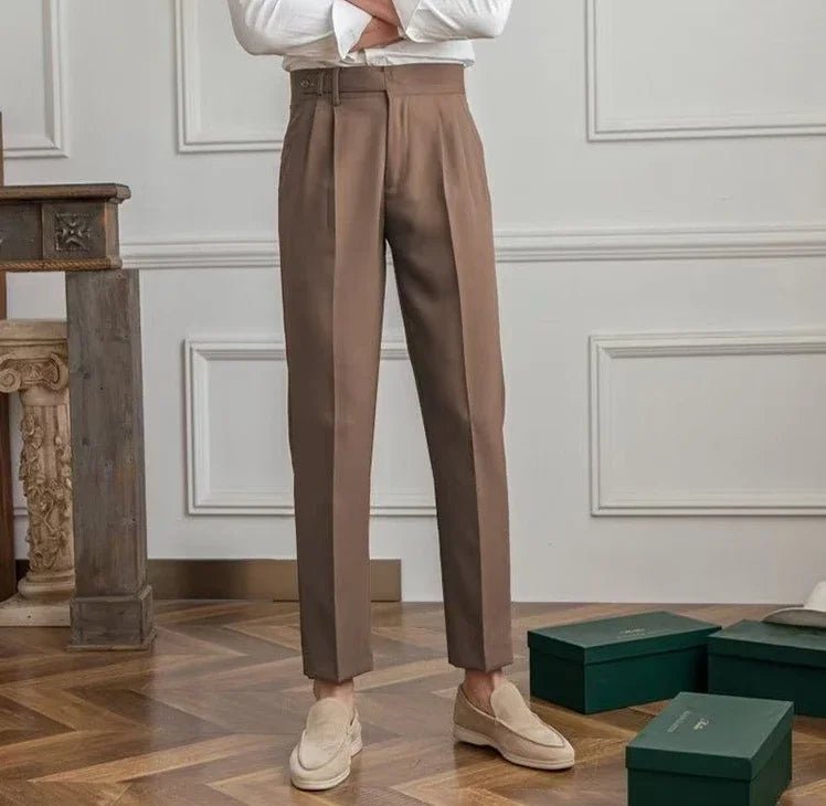 Pantalón Antonios draped suit korean-inspired elegance