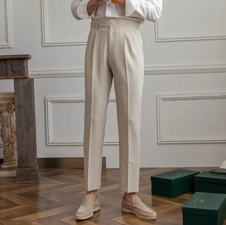 Pantalón Antonios draped suit korean-inspired elegance