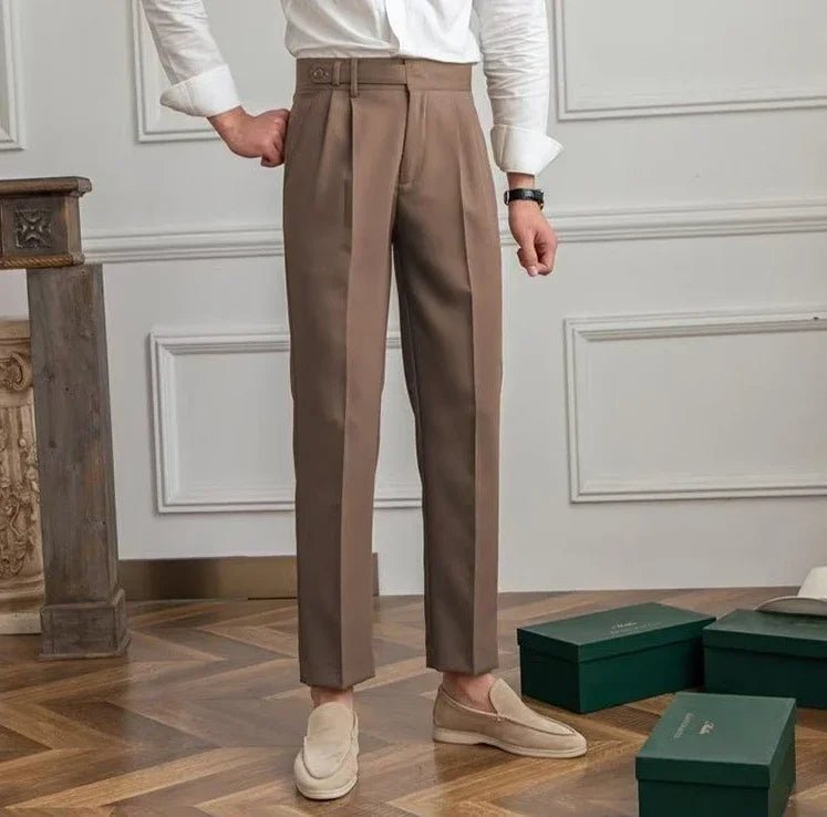 Pantalón Antonios draped suit korean-inspired elegance