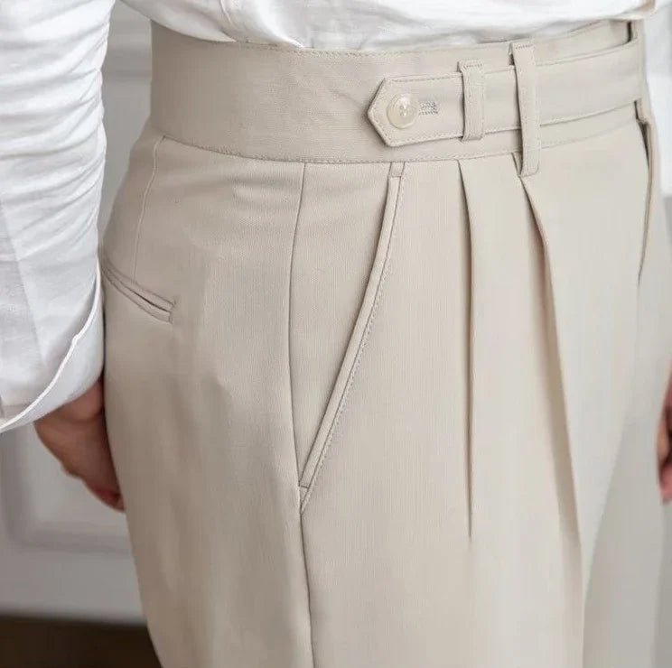 Pantalón Antonios draped suit korean-inspired elegance