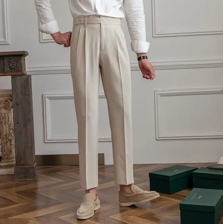 Pantalón Antonios draped suit korean-inspired elegance