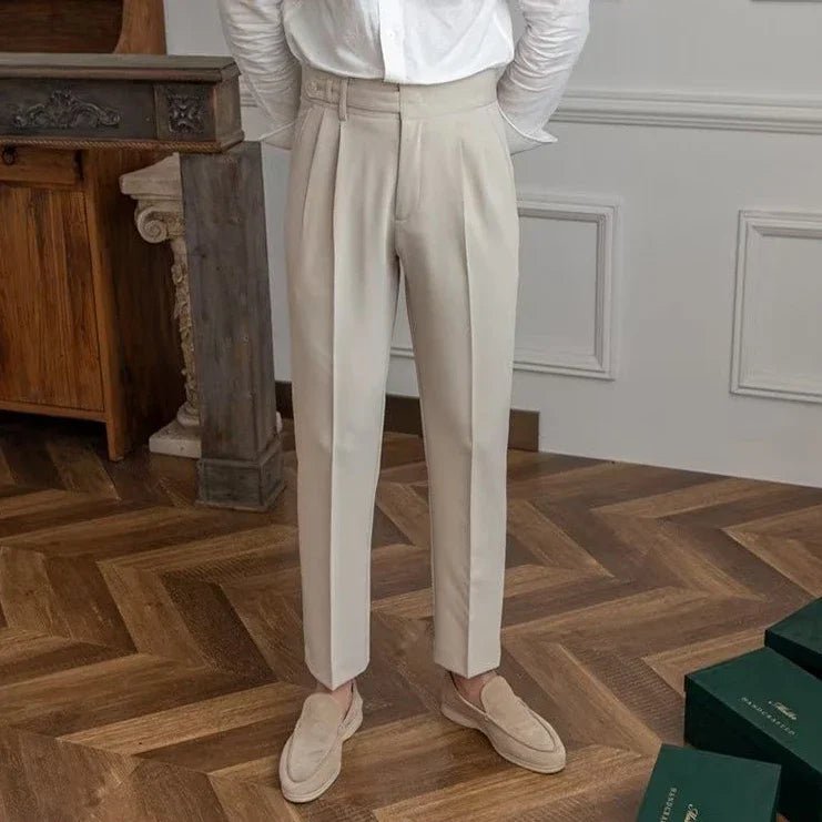 Pantalón Antonios draped suit korean-inspired elegance