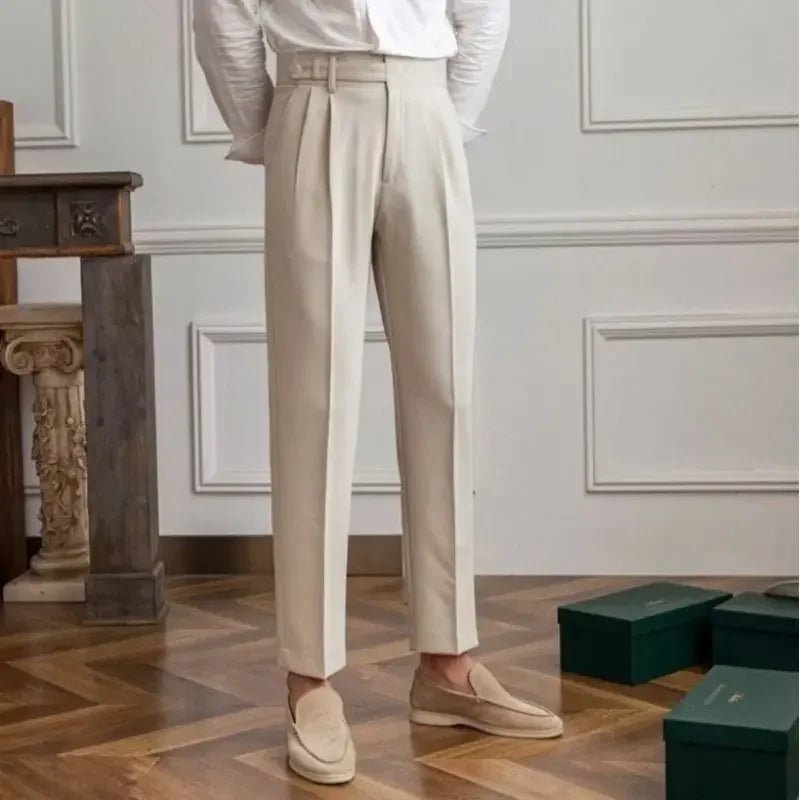 Pantalón Antonios draped suit korean-inspired elegance