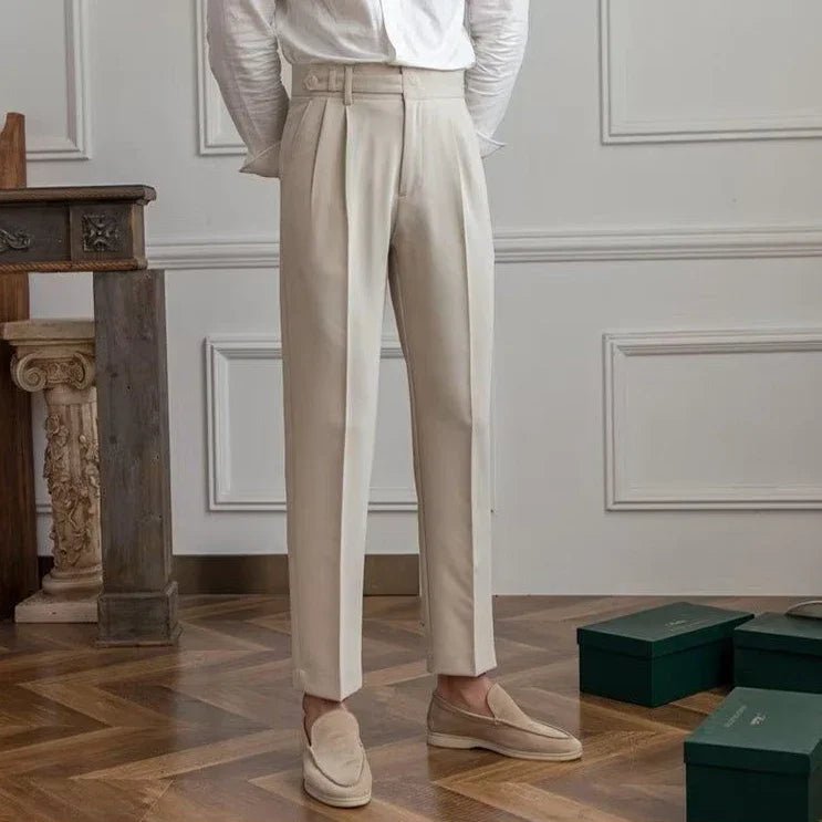 Pantalón Antonios draped suit korean-inspired elegance