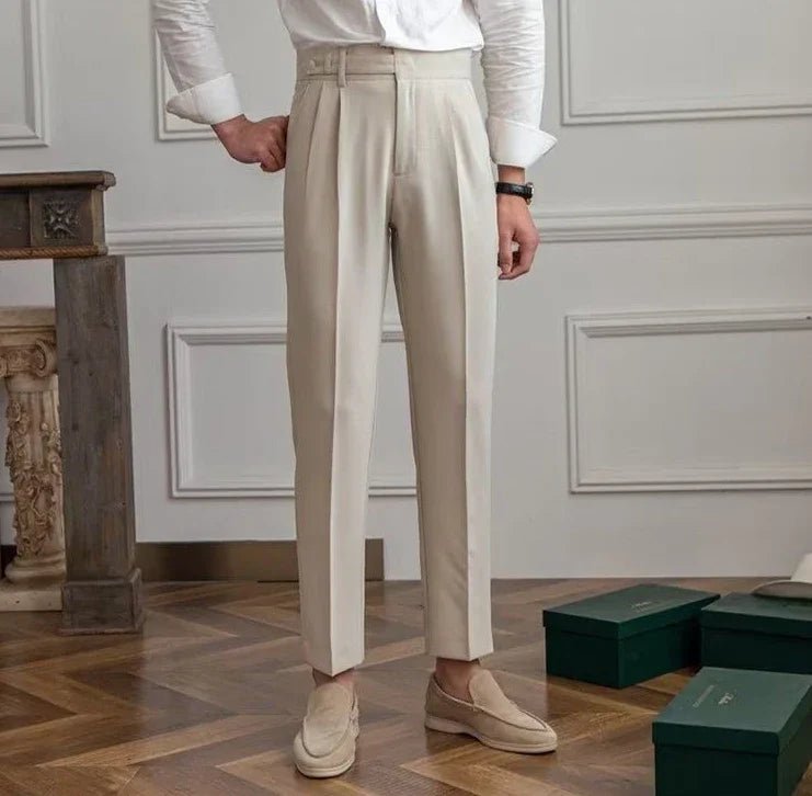 Pantalón Antonios draped suit korean-inspired elegance