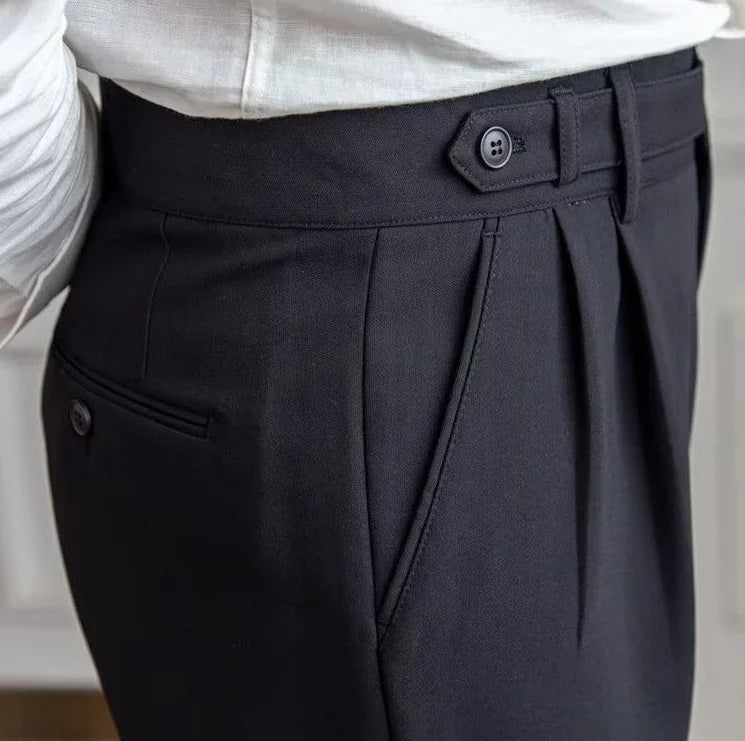 Pantalón Antonios draped suit korean-inspired elegance