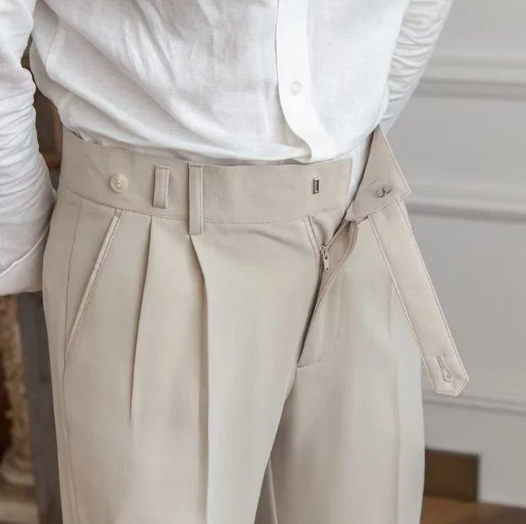 Pantalón Antonios draped suit korean-inspired elegance