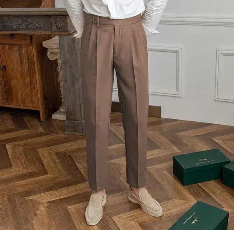 Pantalón Antonios draped suit korean-inspired elegance