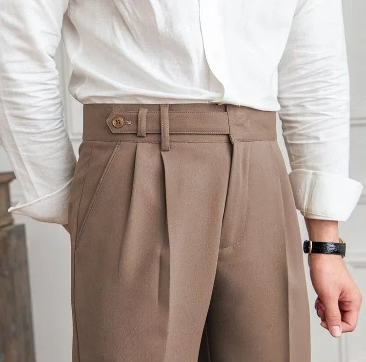 Pantalón Antonios draped suit korean-inspired elegance