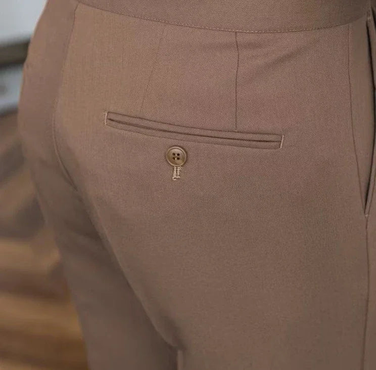 Pantalón Antonios draped suit korean-inspired elegance