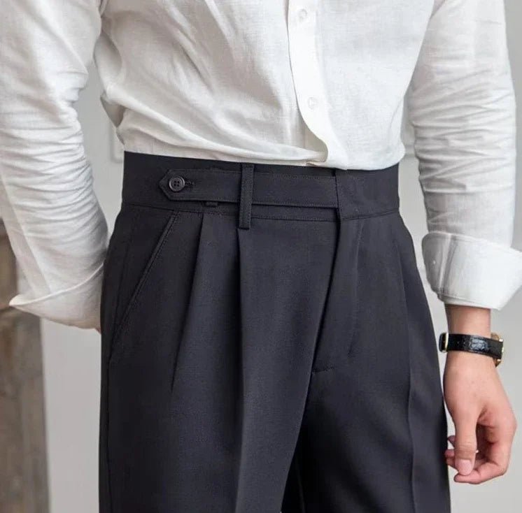 Pantalón Antonios draped suit korean-inspired elegance