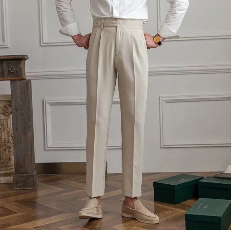 Pantalón Antonios draped suit korean-inspired elegance