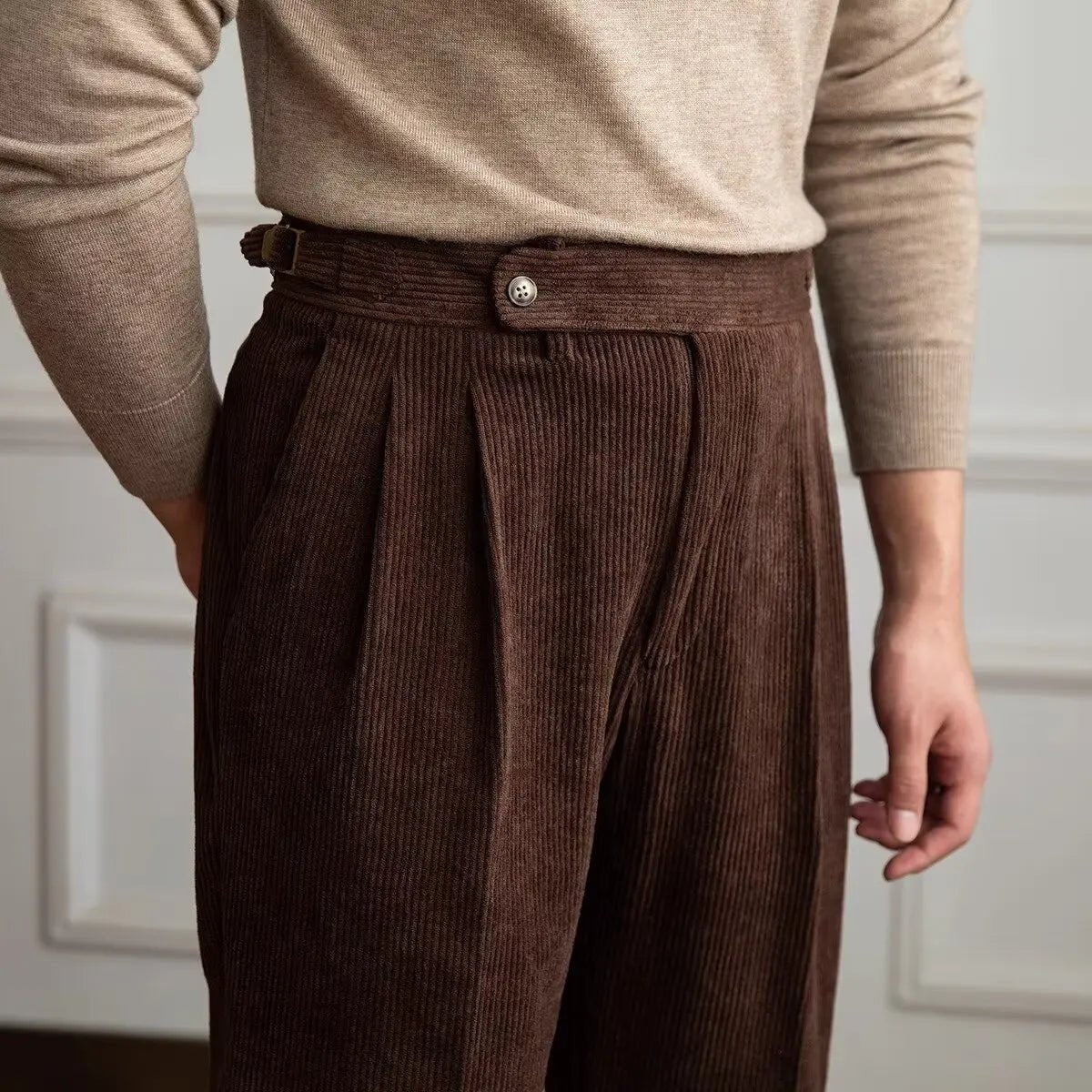 Antonios italian style gentleman trousers