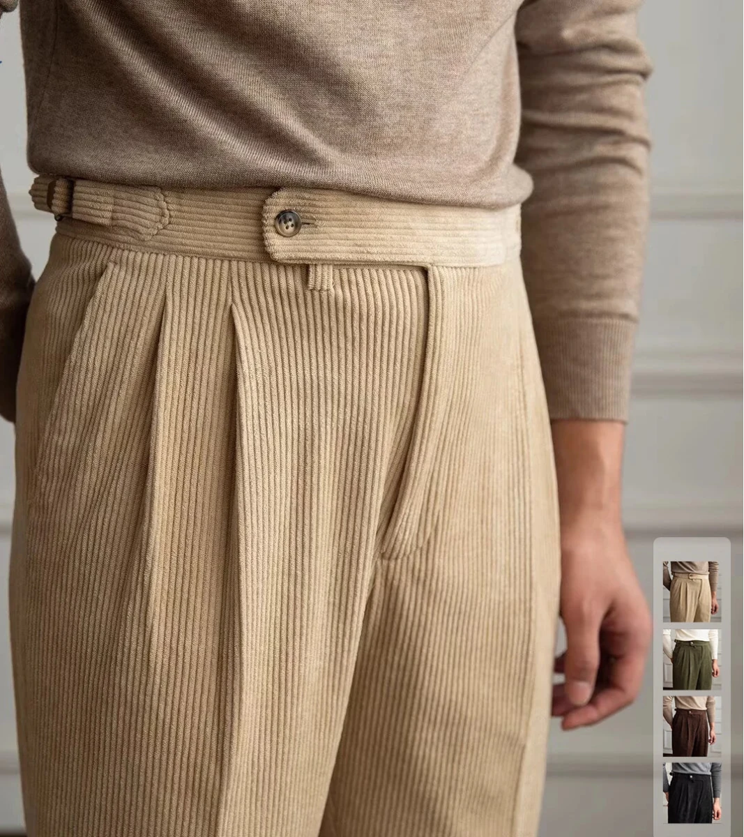 Antonios italian style gentleman trousers