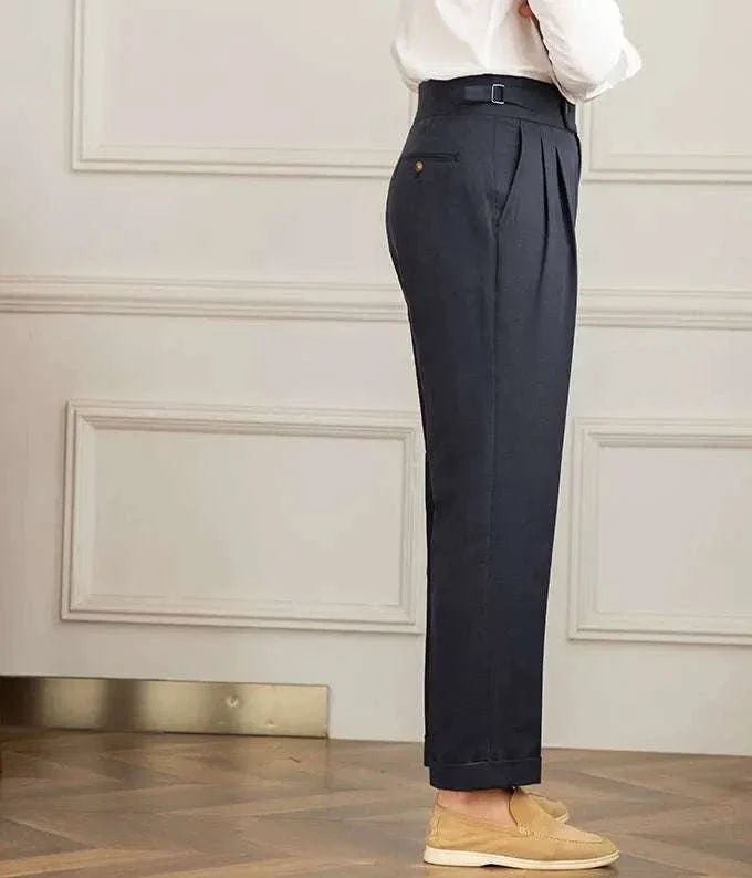 Pantalón Antonios naples de algodón-de lino summer comfort fit