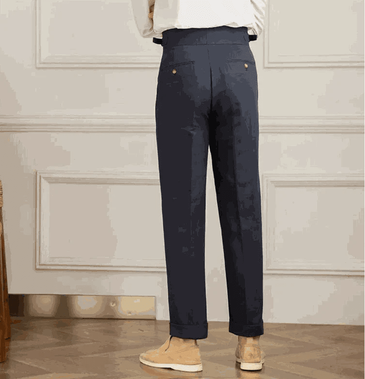 Pantalón Antonios naples de algodón-de lino summer comfort fit