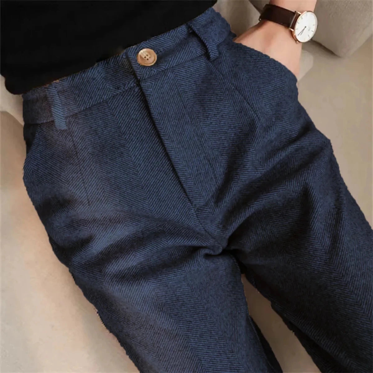 Aurelius high-waist trousers