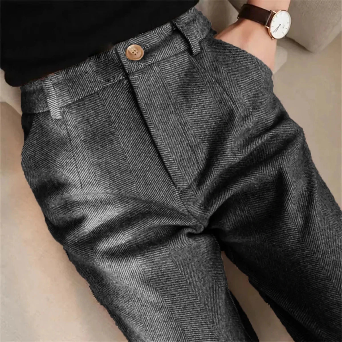 Aurelius high-waist trousers