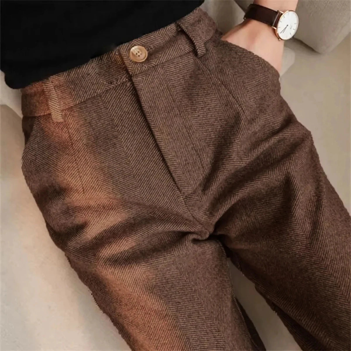Aurelius high-waist trousers
