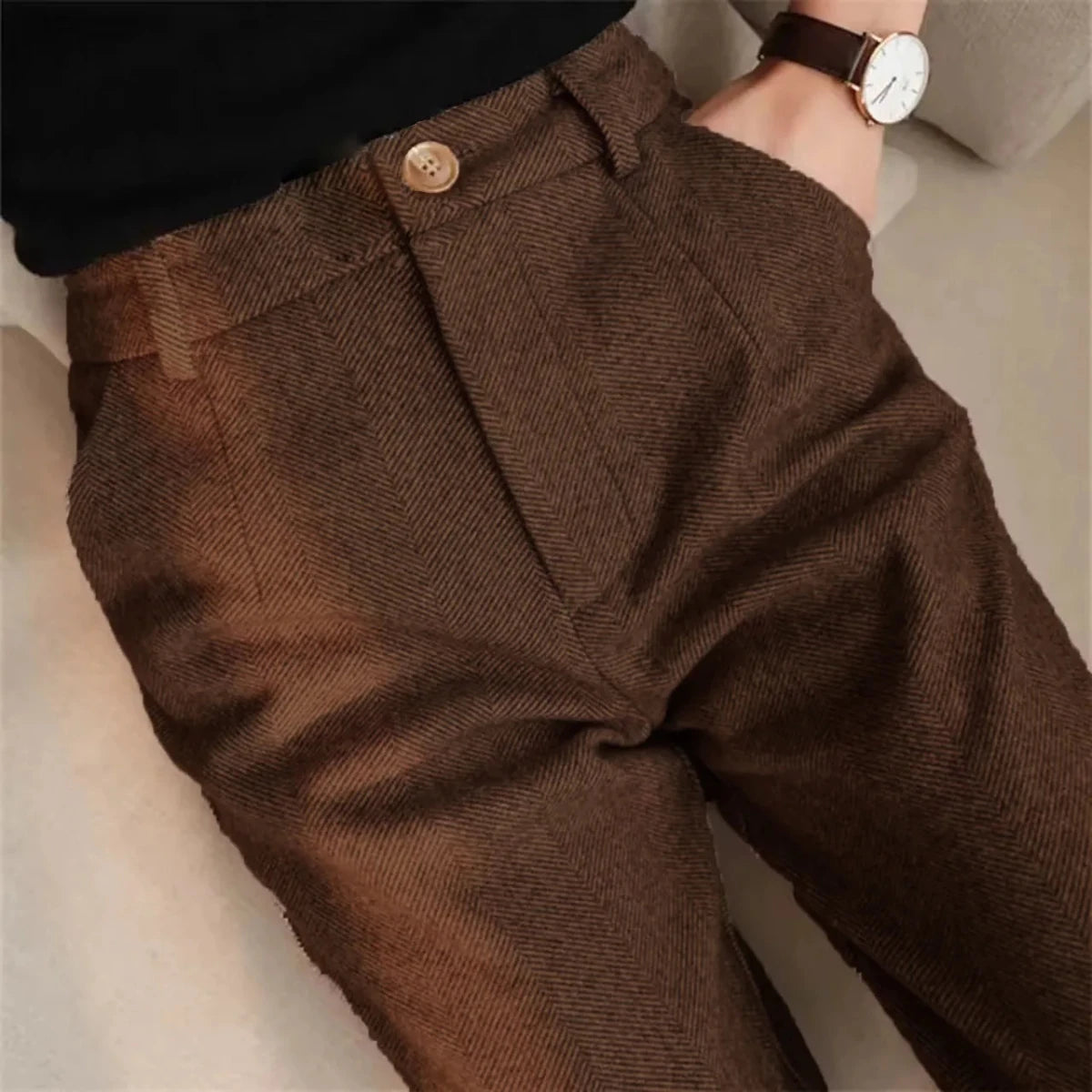 Aurelius high-waist trousers