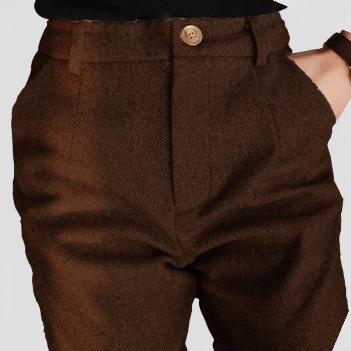 Aurelius high-waist trousers